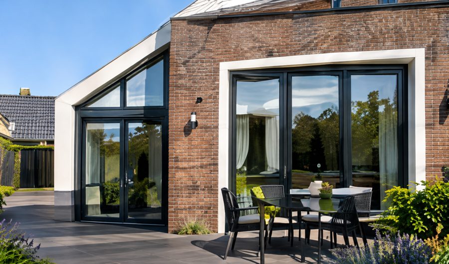 Project in Enschede: kunststof puien in bakstenen woning